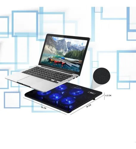 COOLER PARA LAPTOP 5 VENTILADORES